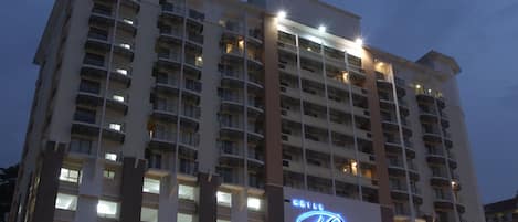 Front of property - evening/night