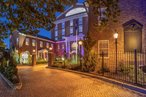 Front of property - evening/night
