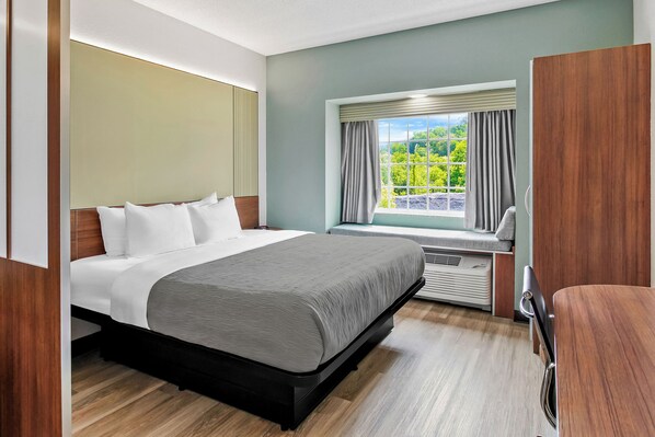 Suite, 1 cama King size y sofá cama, para no fumadores | Escritorio y espacio para trabajar con laptop