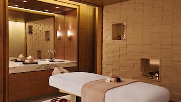Couples treatment room(s), sauna, steam room, body treatments