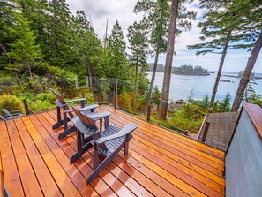 Luxury Single Room, 1 King Bed, Fireplace, Ocean View (ATLANTIS SUITE) | View from room - A Snug Harbour Inn (Ucluelet)