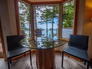 Luxury Single Room, 1 King Bed, Fireplace, Ocean View (ATLANTIS SUITE) | Living area - A Snug Harbour Inn (Ucluelet)