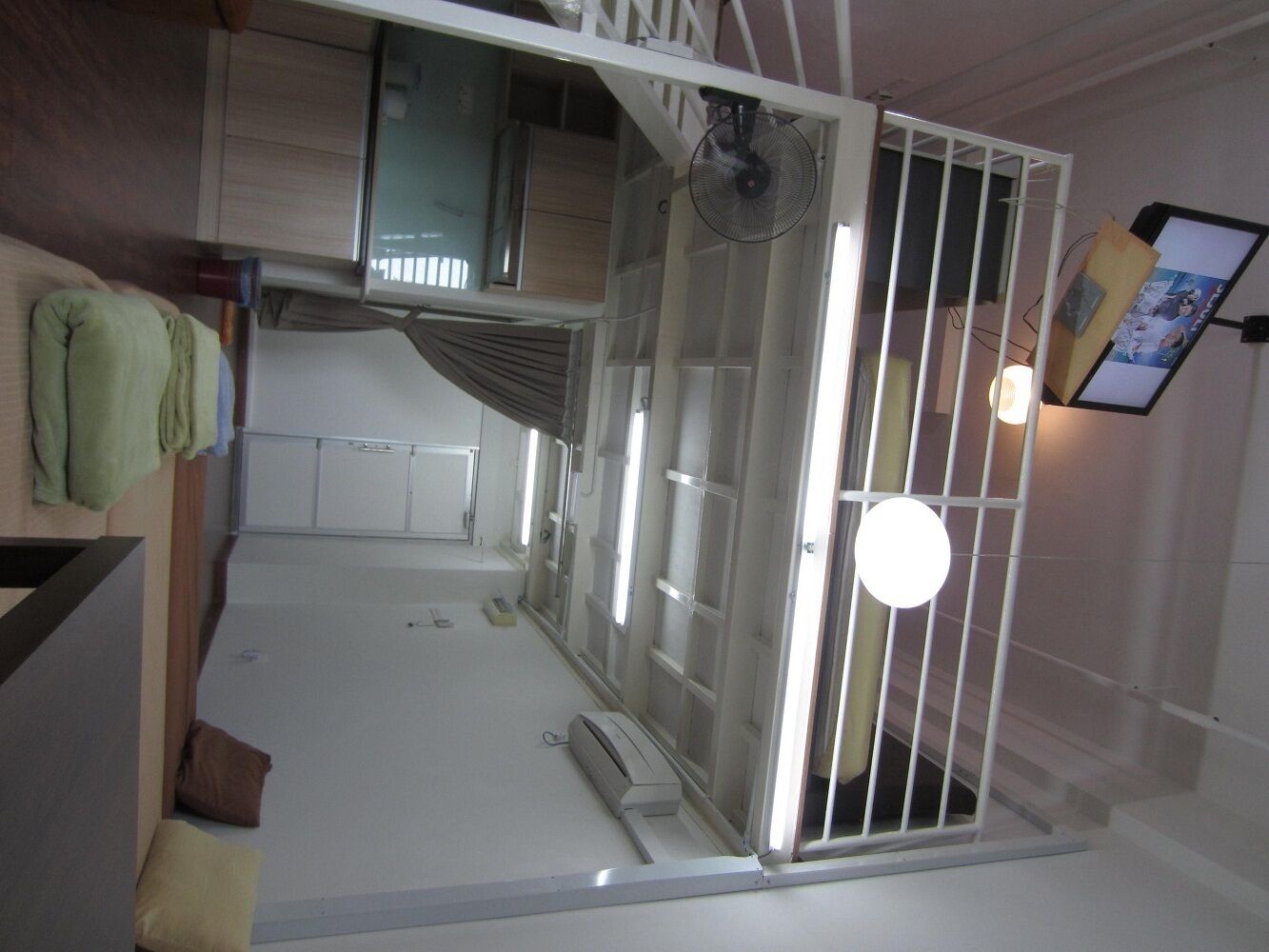 guest house family suite @ the ceo | desk, soundproofing, iron/ironing board