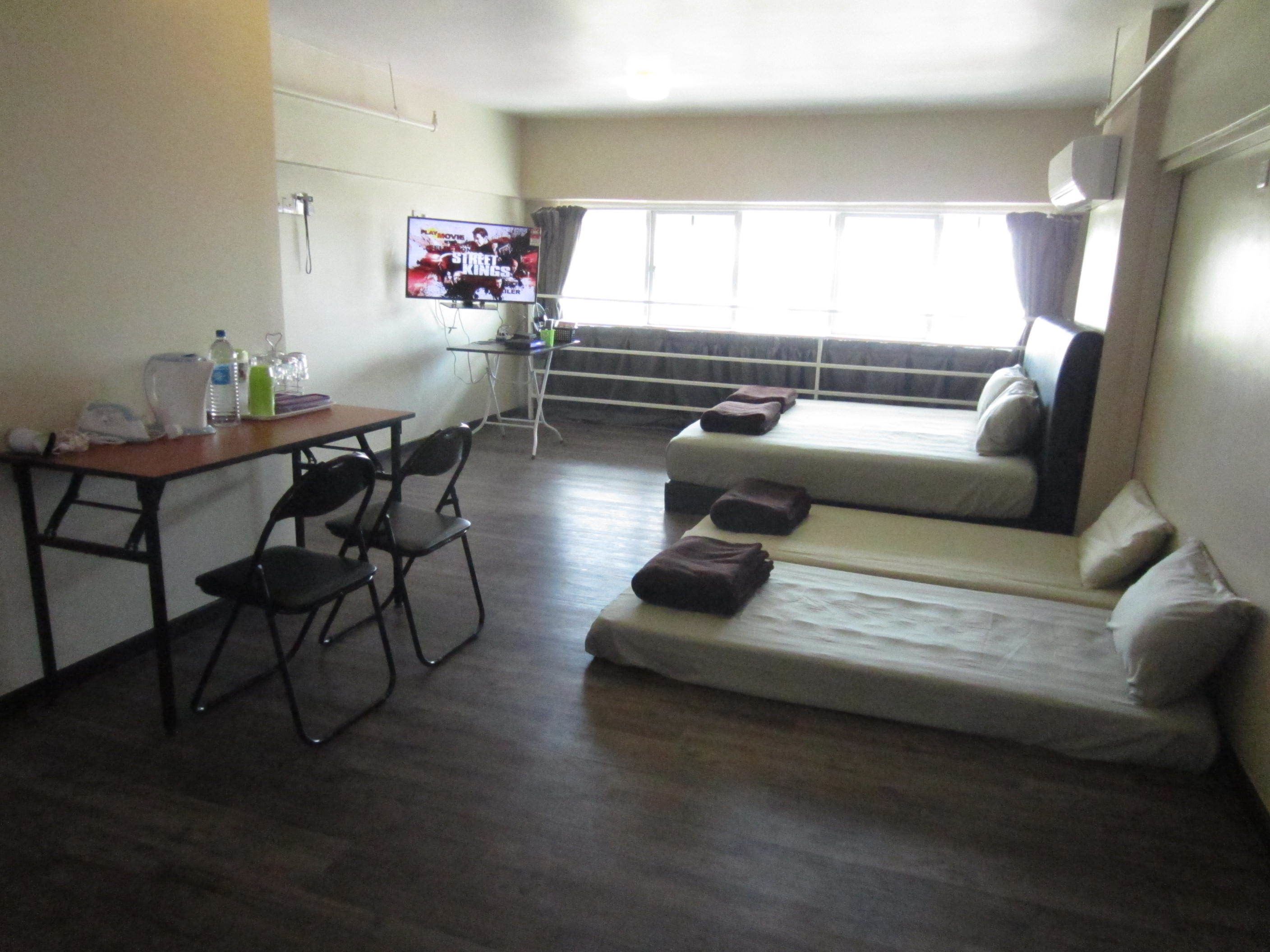 guest house @ the ceo | desk, soundproofing, iron/ironing board