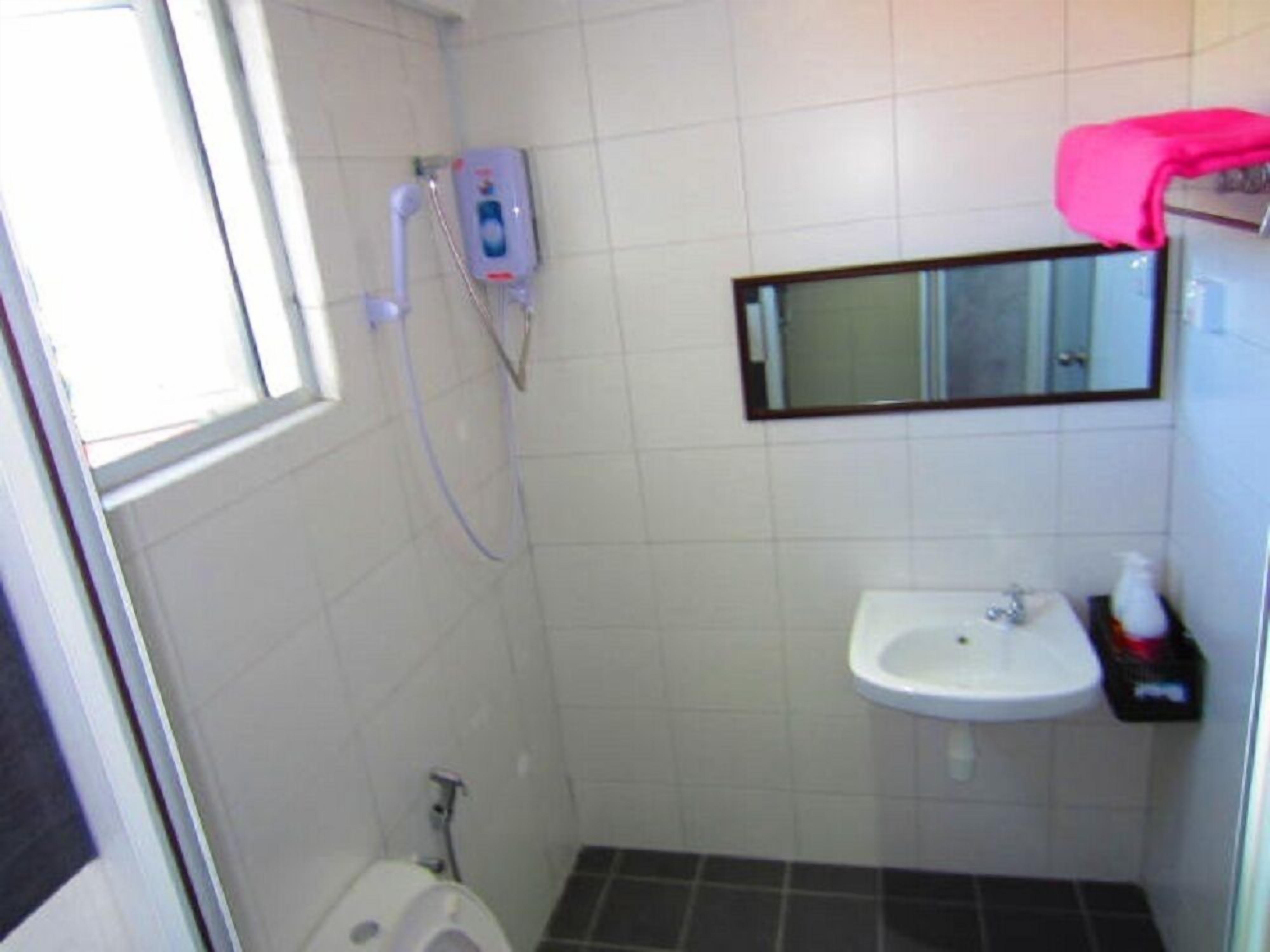 room | bathroom | shower, free toiletries, hair dryer, slippers