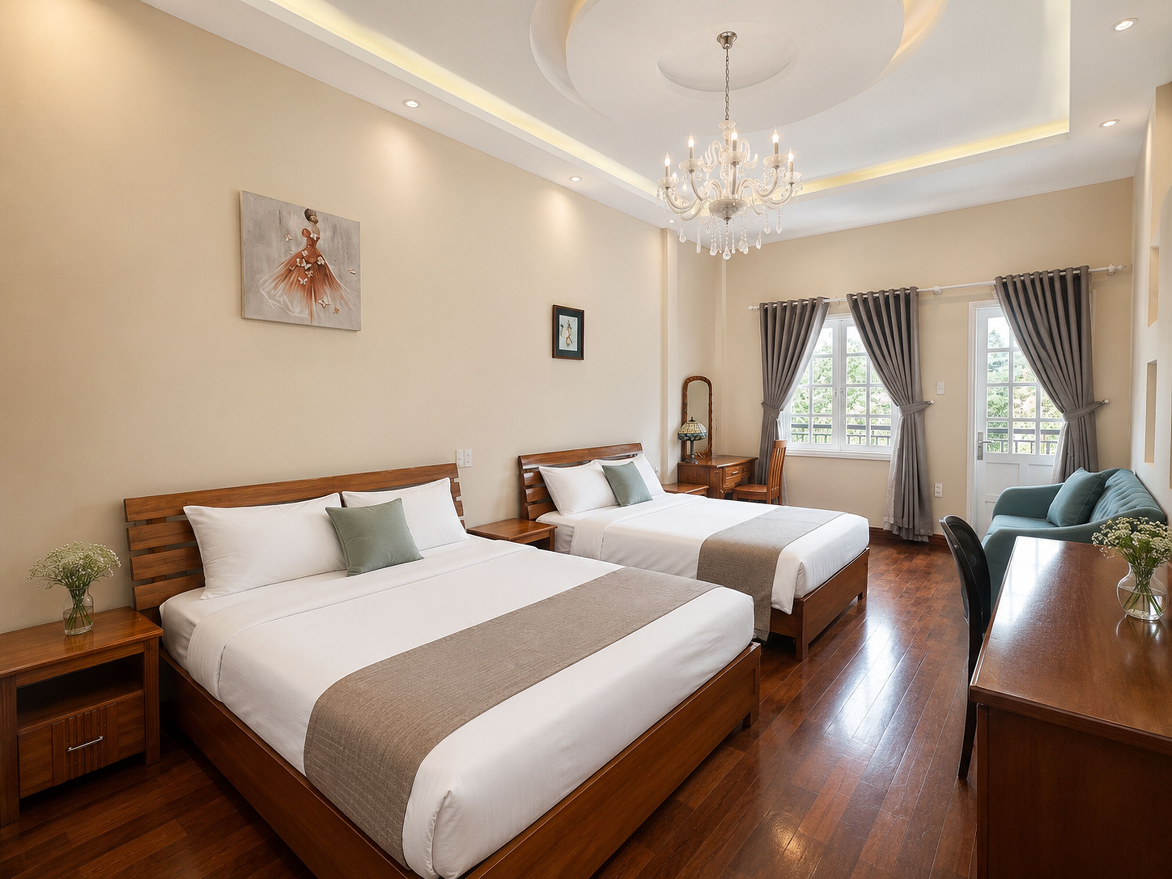 Family Suite (Mimosa) | Down comforters, pillowtop beds, free minibar items, in-room safe