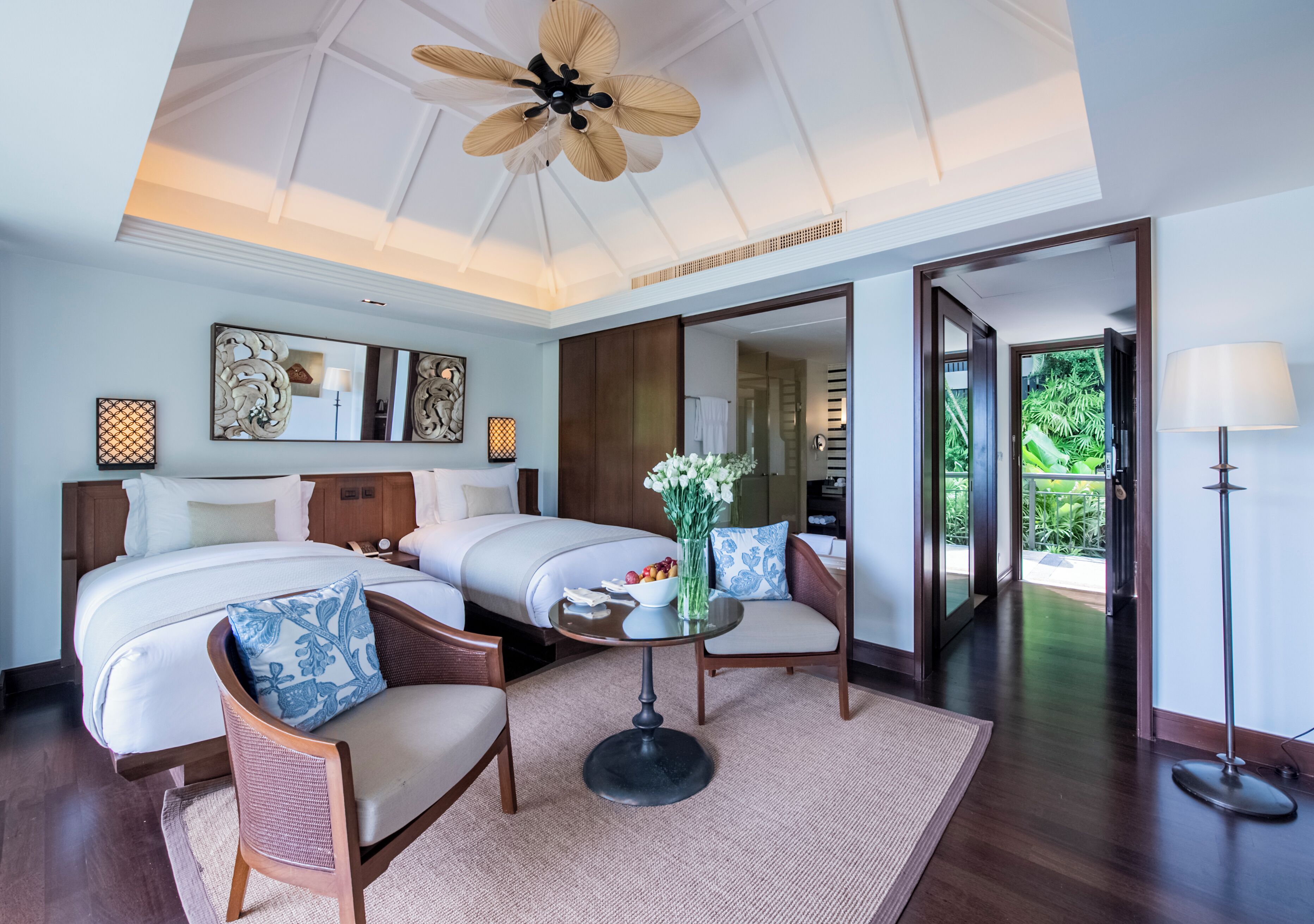 Two Bedroom Pool Suite | Hypo-allergenic bedding, down comforters, minibar, in-room safe