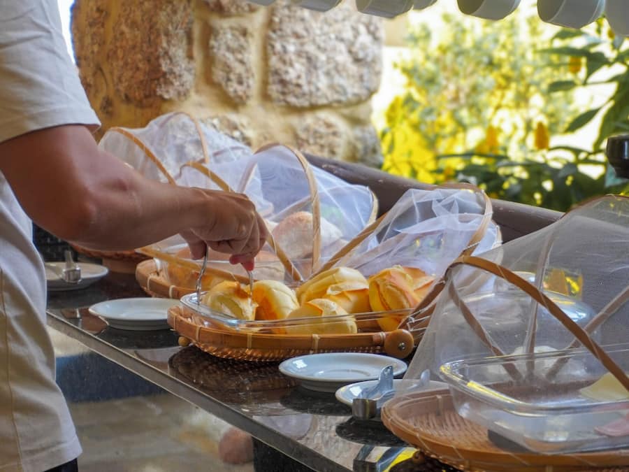 Free daily buffet breakfast