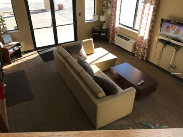 Sala de estar en el lobby