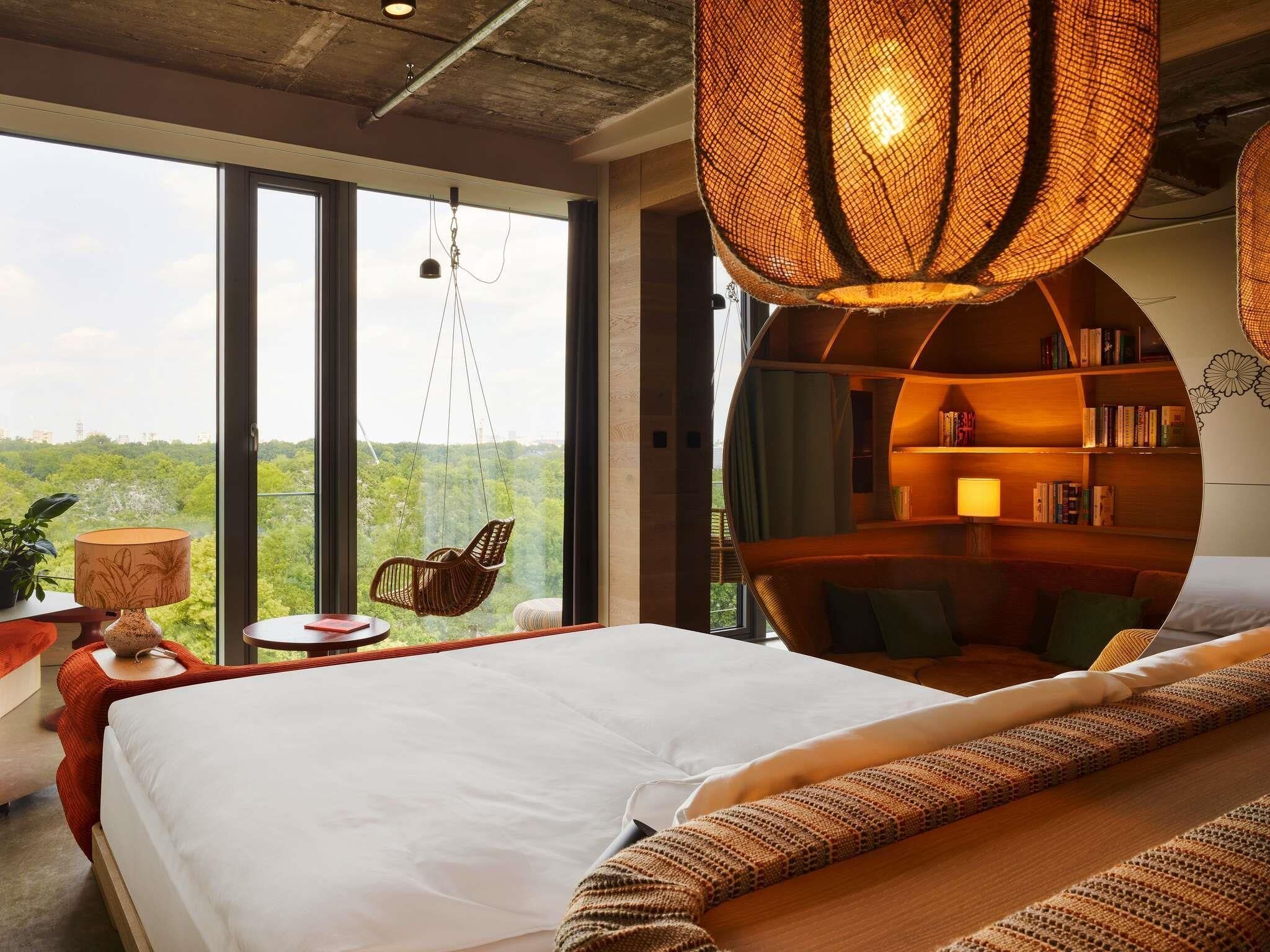 Extra Large Jungle | Biancheria da letto di alta qualità, copriletto in piuma, minibar