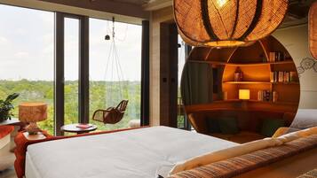 Extra Large Jungle | Biancheria da letto di alta qualità, copriletto in piuma, minibar