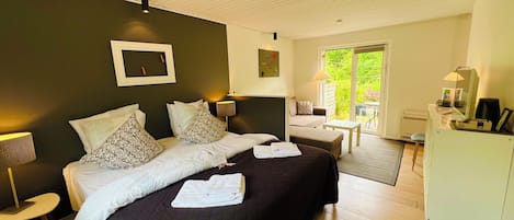 Premium Double Room, Terrace | Desk, laptop workspace, soundproofing, free WiFi