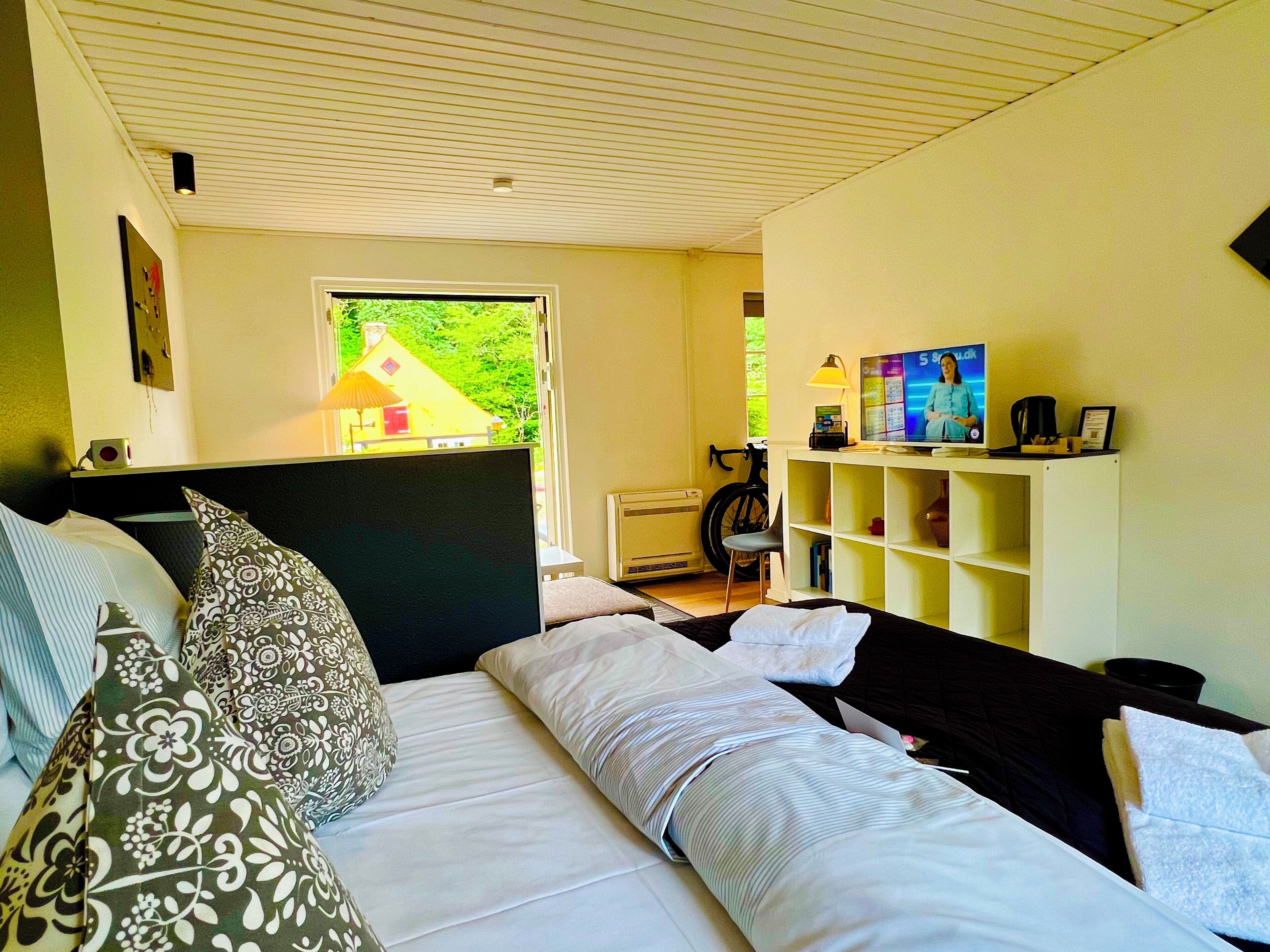 Habitación Premium doble, terraza | Escritorio y espacio para trabajar con un portátil