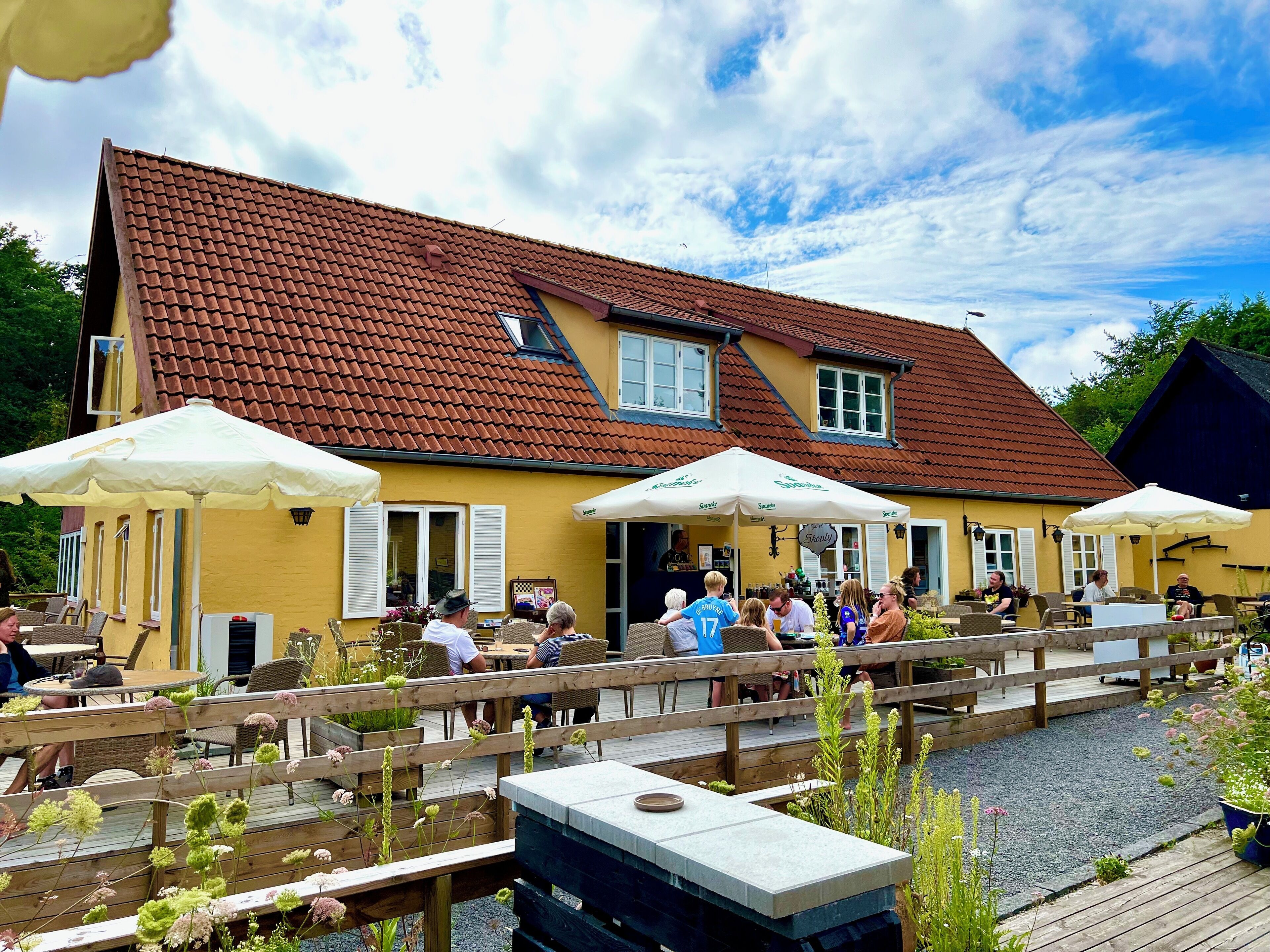 Overnatningsstedets facade