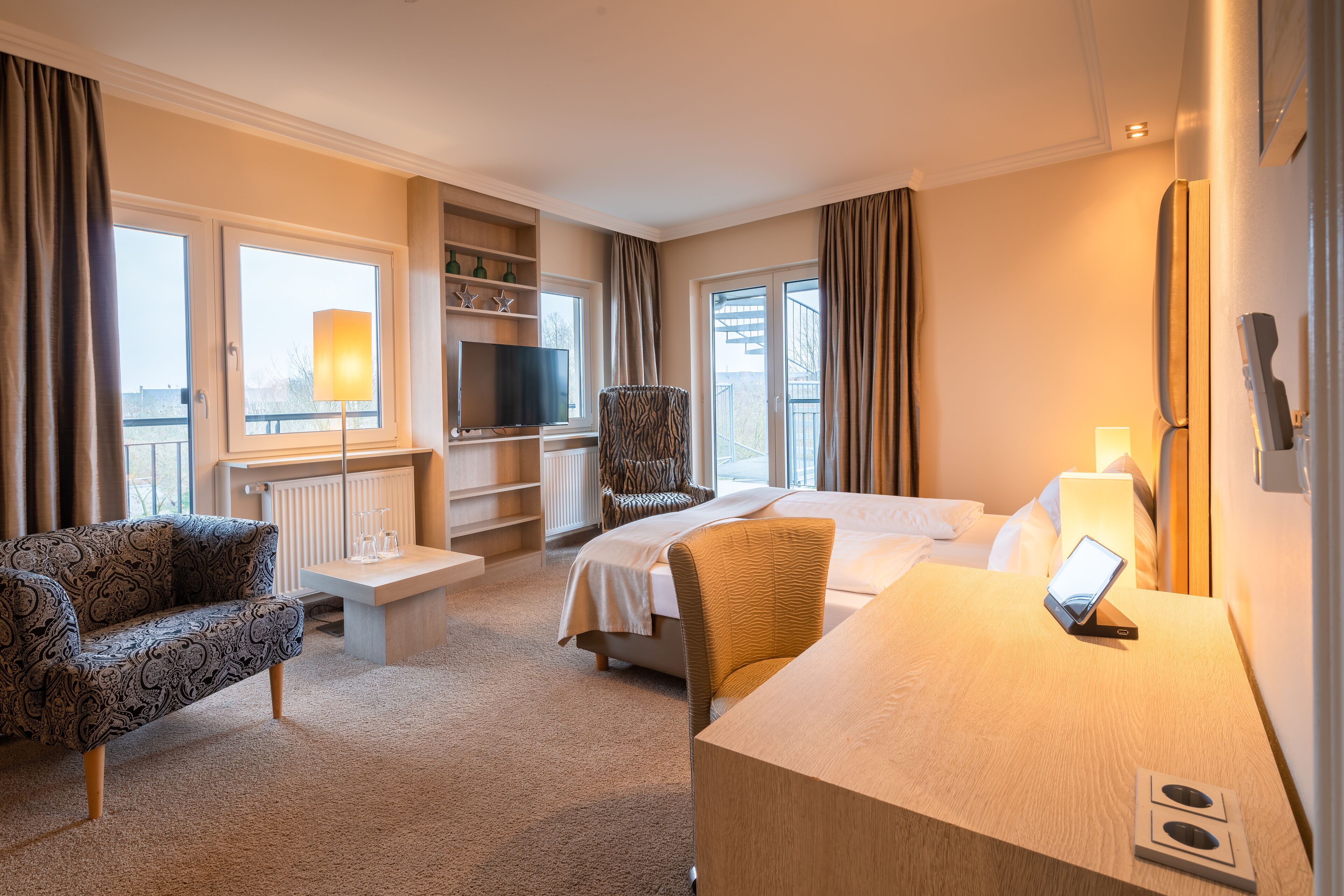 1 bedroom, hypo-allergenic bedding, in-room safe, individually decorated