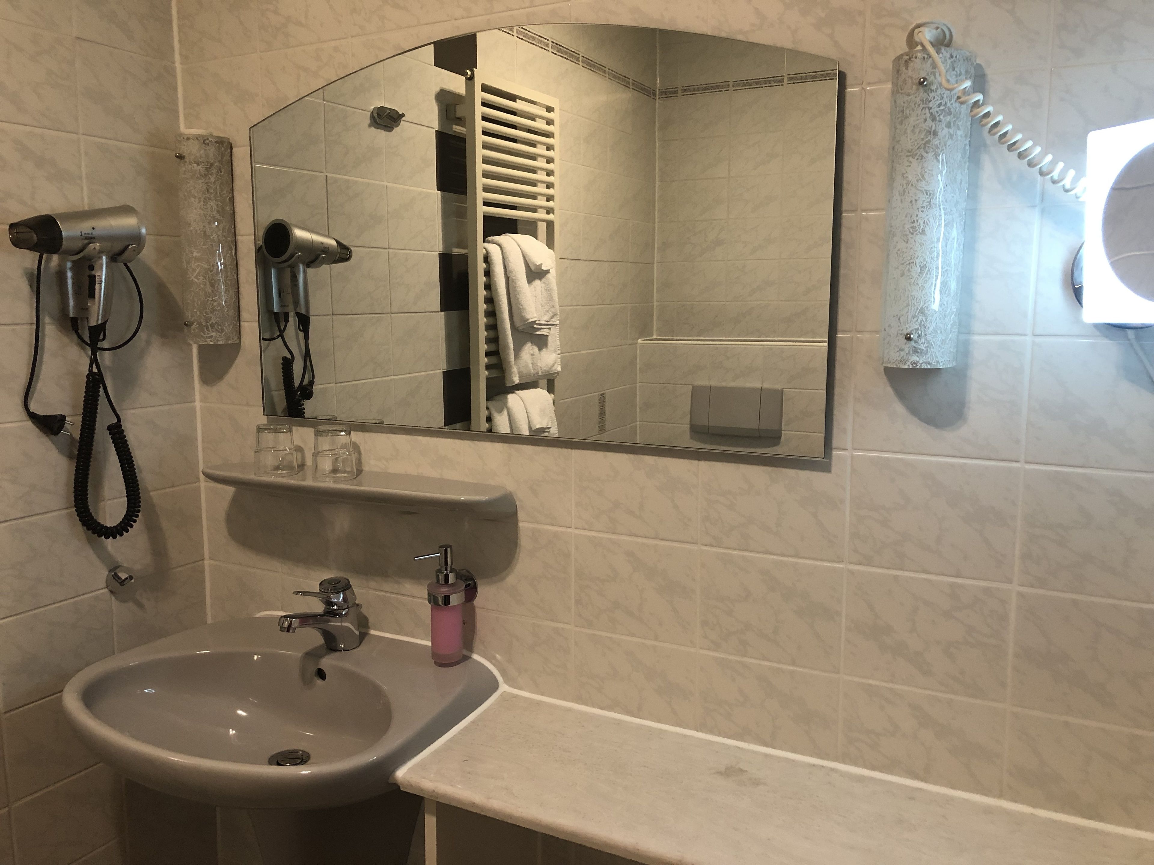 standard double or twin room, 1 bedroom | bathroom | hair dryer, towels