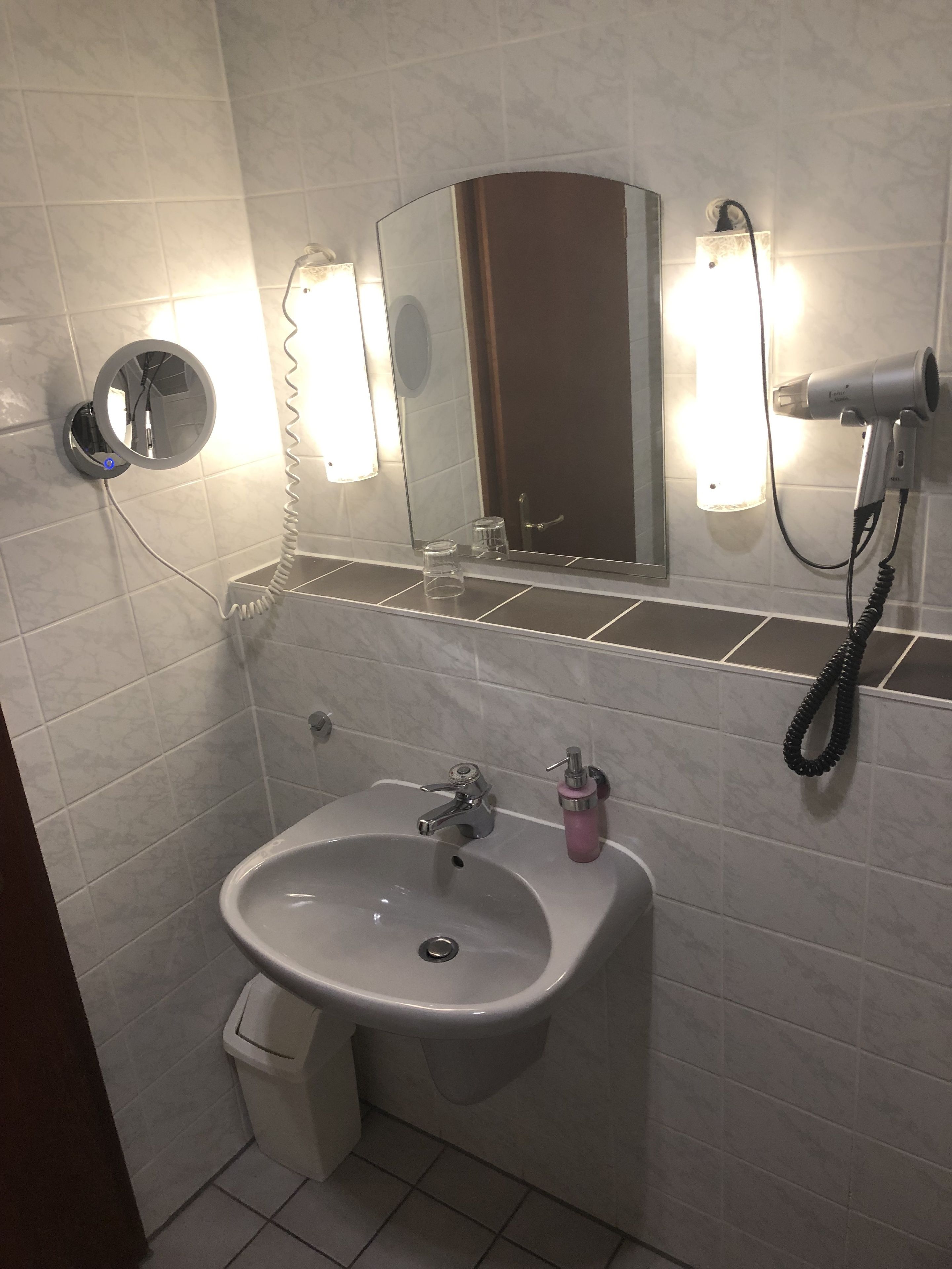 family double room | bathroom | hair dryer, towels