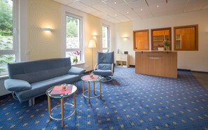 Sitteområde i lobbyen