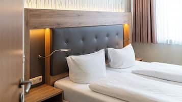 Habitación Confort doble ("Nordsee") | Escritorio, wifi gratis, ropa de cama