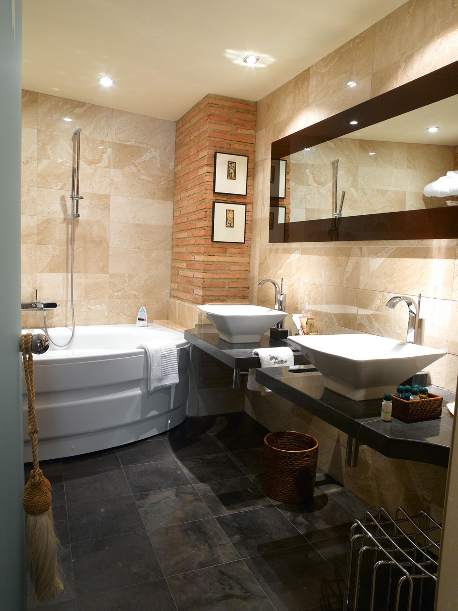 free toiletries, hair dryer, bathrobes, slippers