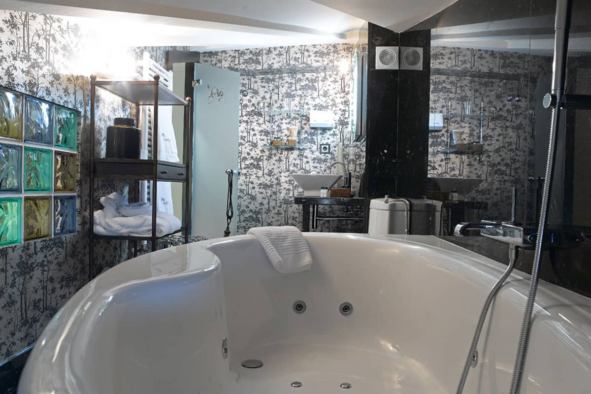 free toiletries, hair dryer, bathrobes, slippers