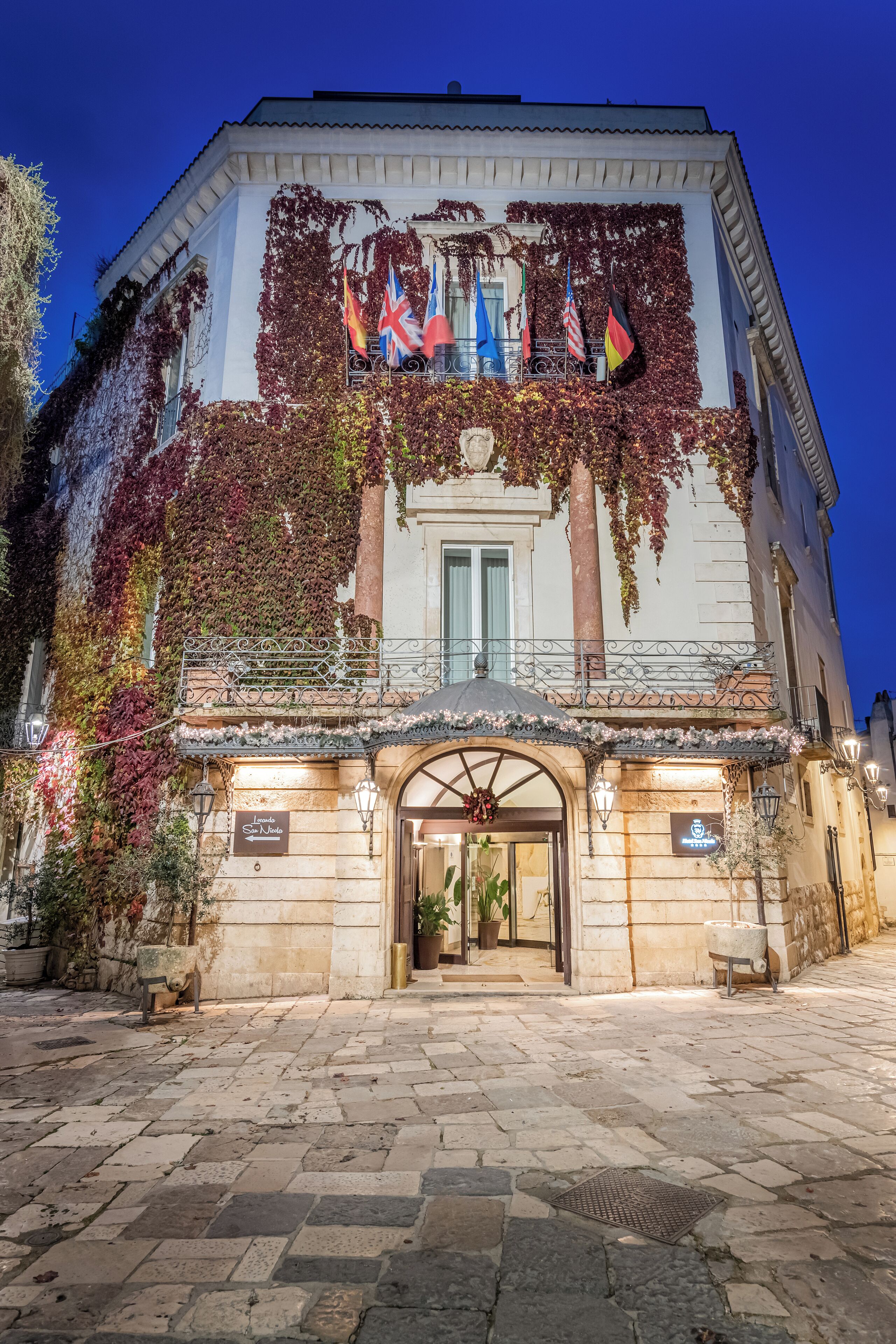 Front of property – evening/night