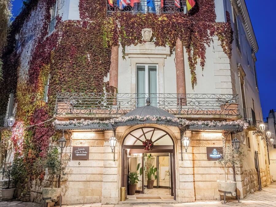 Front of property - evening/night