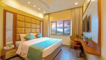 Ropa de cama de alta calidad y minibar