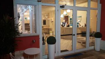 Front of property - evening/night