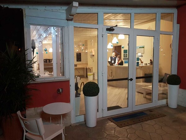 Front of property - evening/night