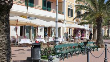 Majoituspaikan julkisivu