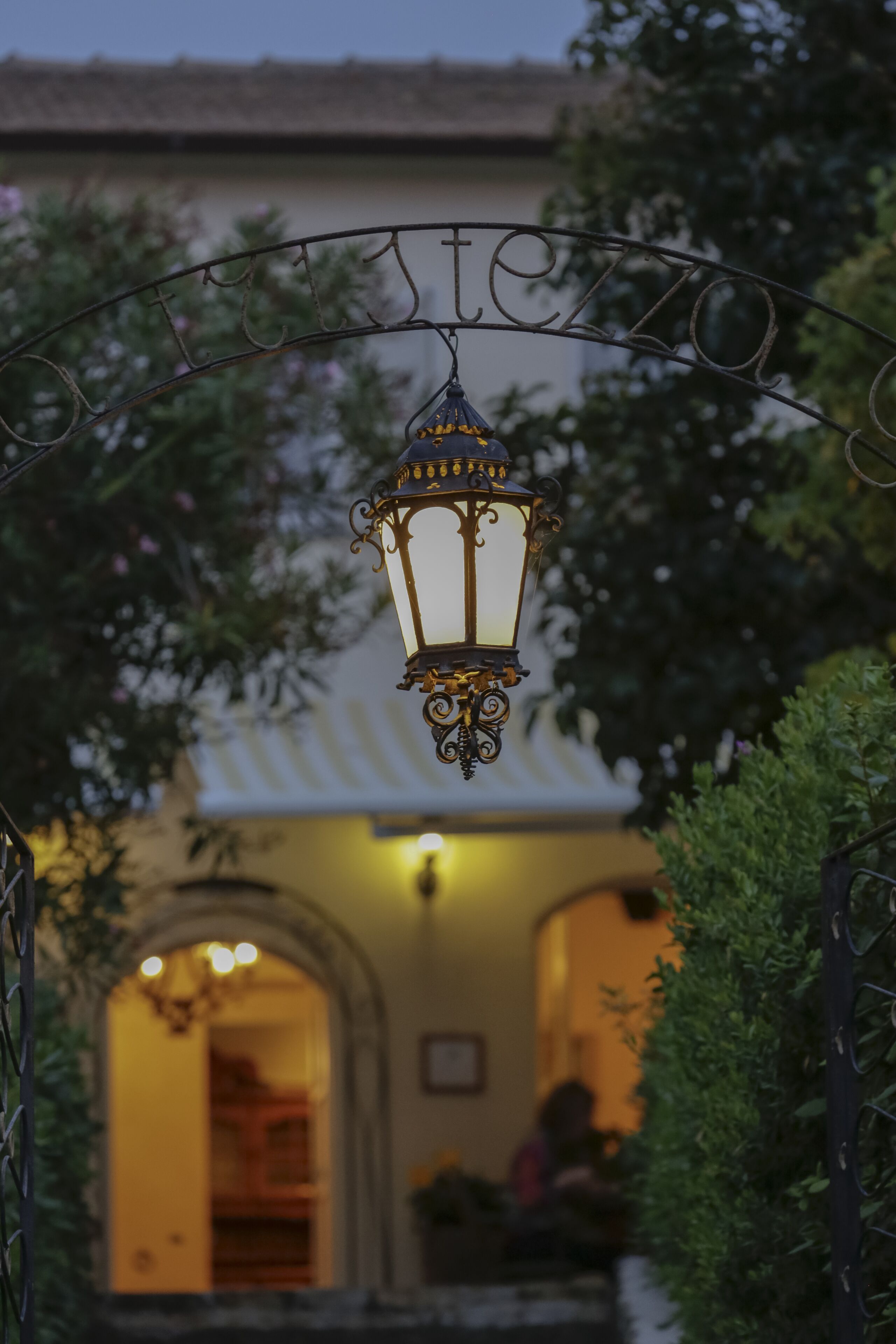 Entrada de la propiedad