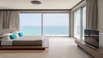 Luxury Room, Sea View | In-room safe, desk, soundproofing, free WiFi