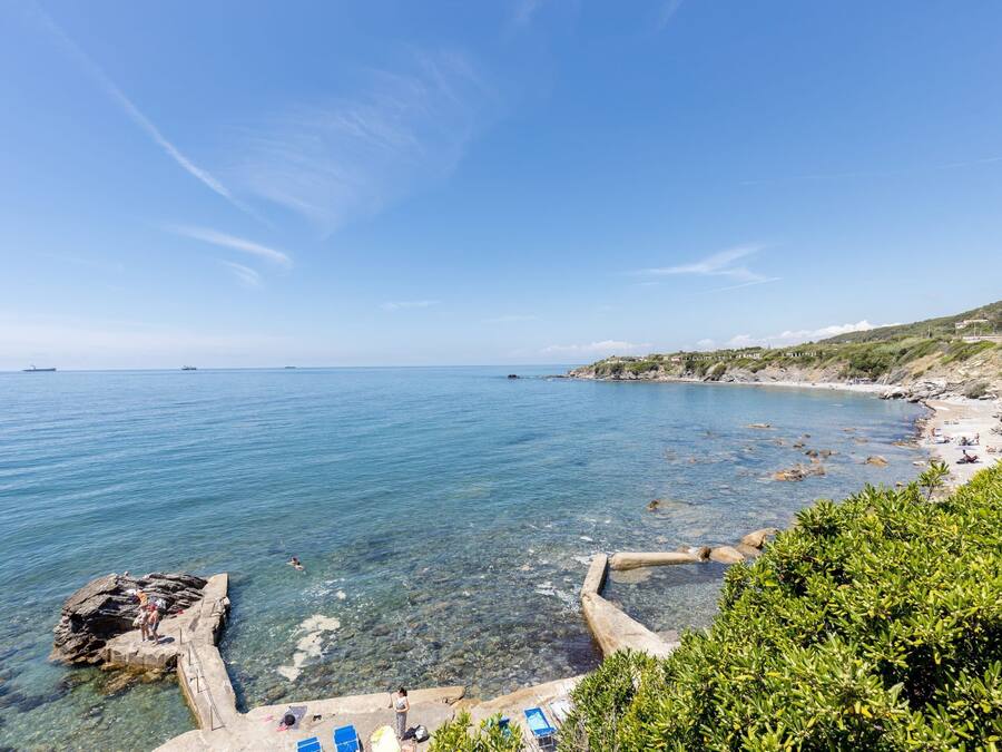 Blick von der Unterkunft