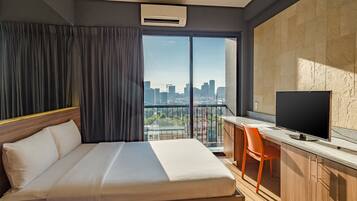 In-room safe, desk, blackout drapes, iron/ironing board (on request)
