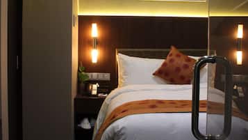 In-room safe, iron/ironing board, free WiFi, bed sheets