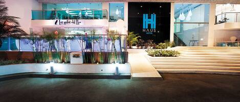 Front of property - evening/night