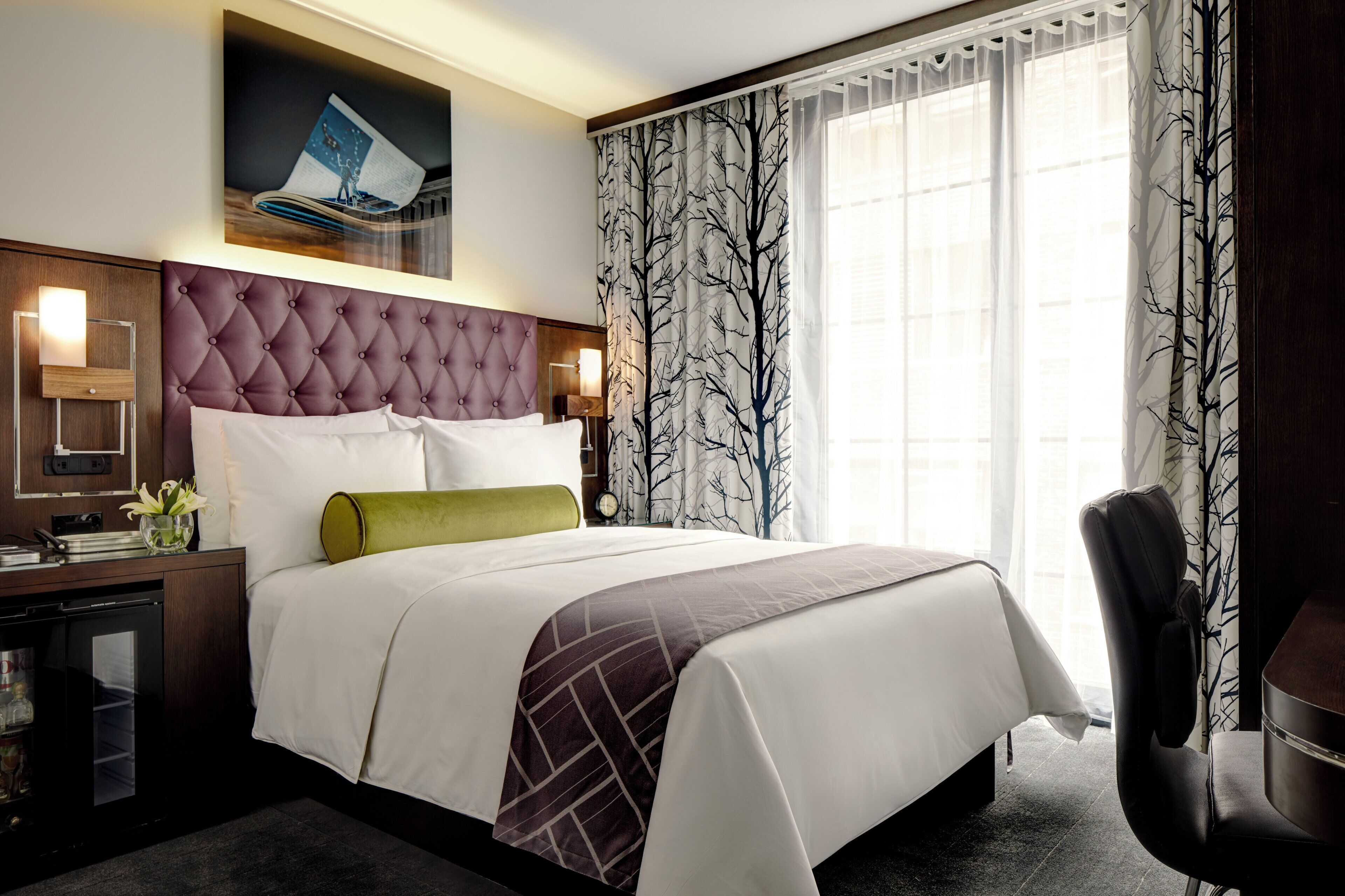 Egyptian cotton sheets, premium bedding, down duvets, pillow-top beds