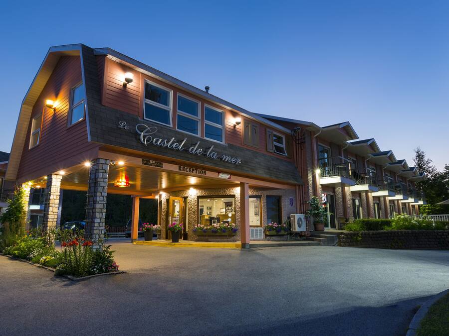 Front of property – evening/night