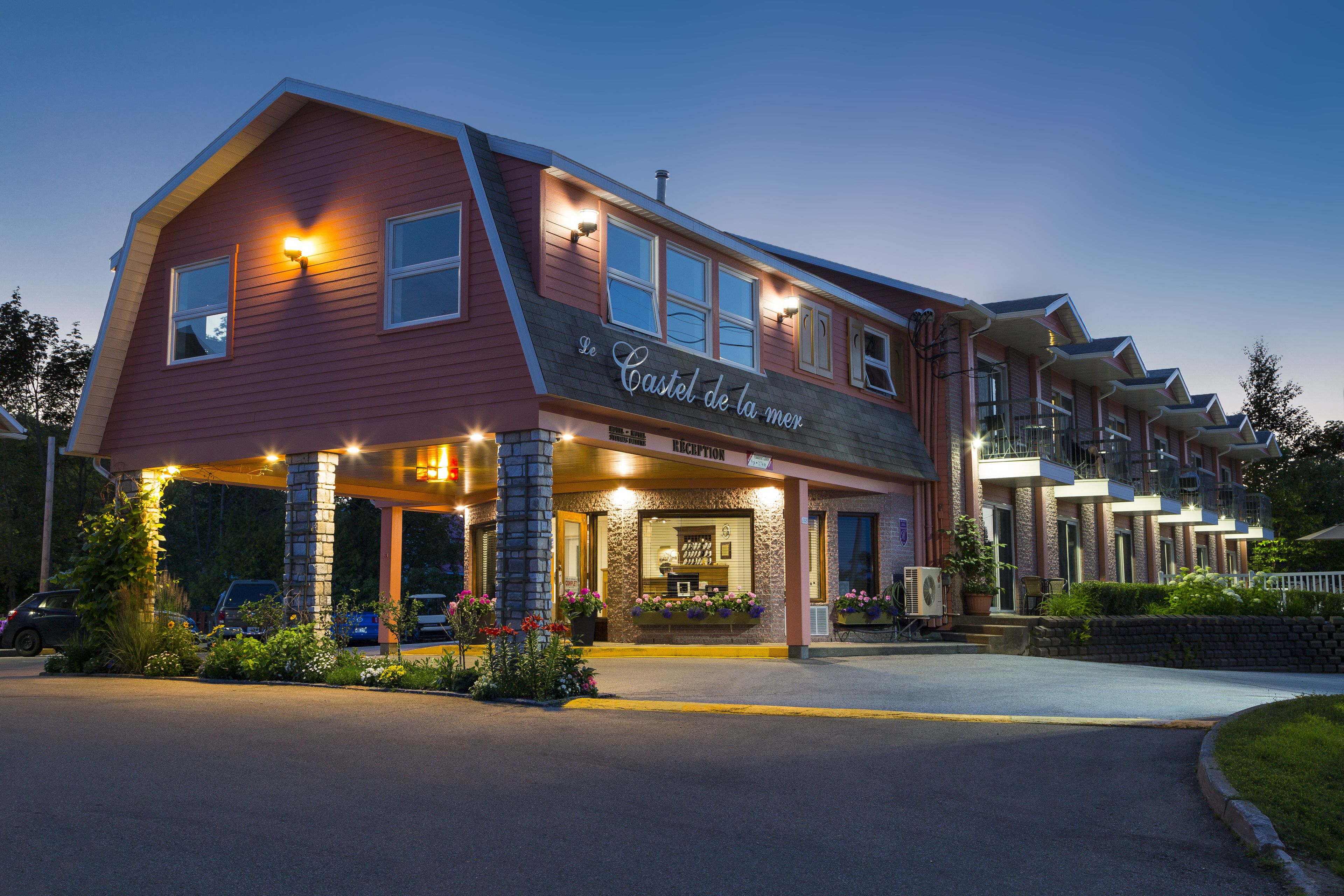 front of property – evening/night