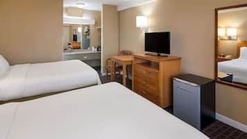 1 bedroom, individually furnished, desk, laptop workspace
