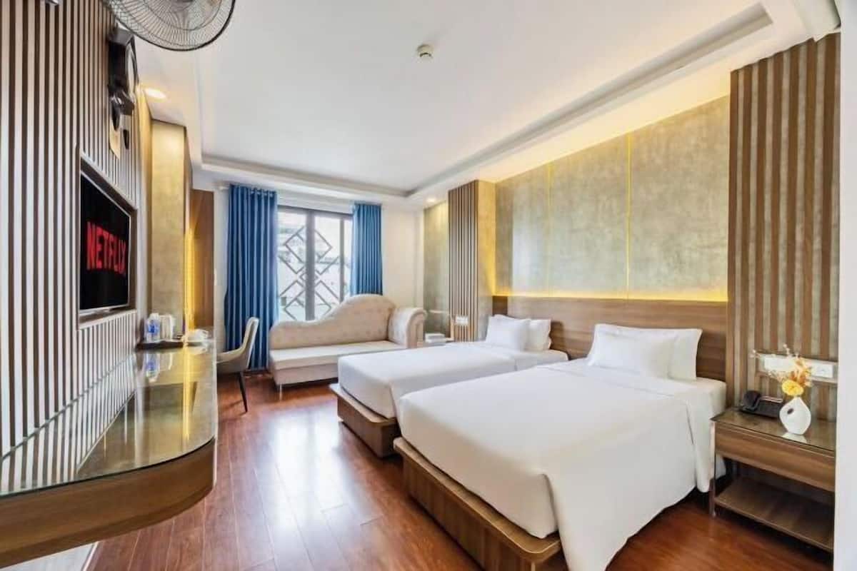 Een minibar, een kluis op de kamer, een strijkplank/strijkijzer