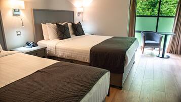 Desk, laptop workspace, iron/ironing board, free WiFi