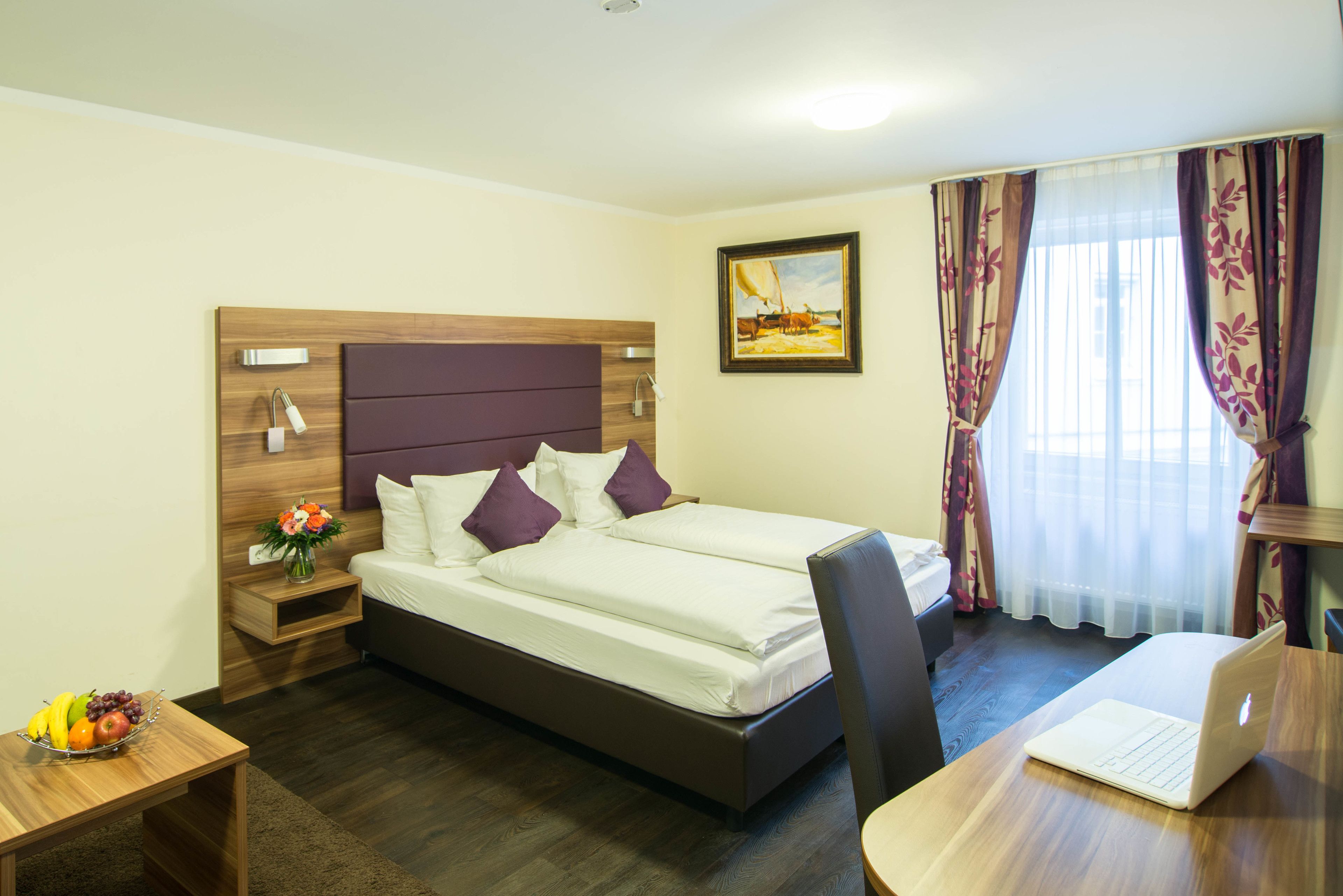 comfort double room | hypo-allergenic bedding, in-room safe, desk, blackout curtains