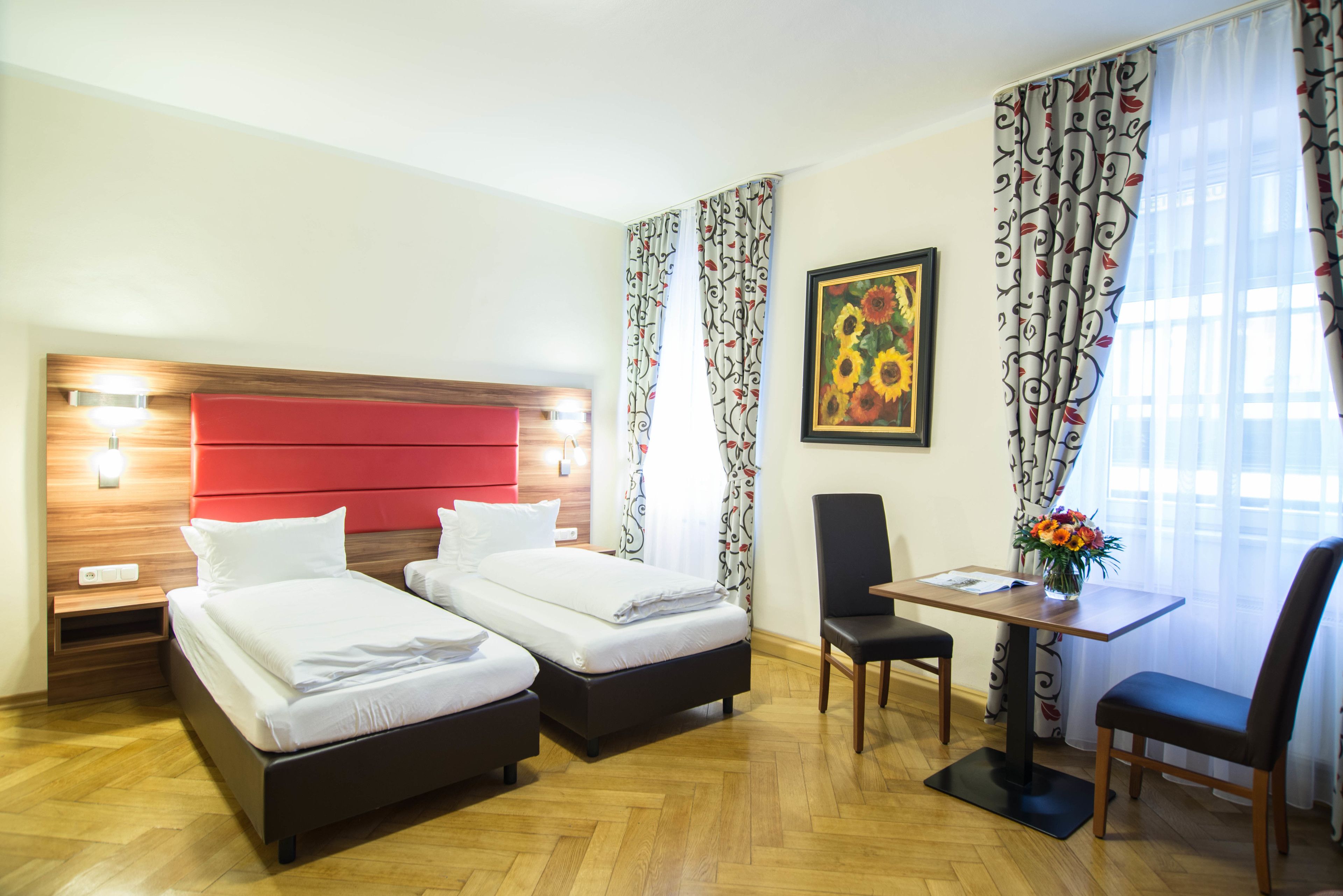 comfort double room | hypo-allergenic bedding, in-room safe, desk, blackout curtains