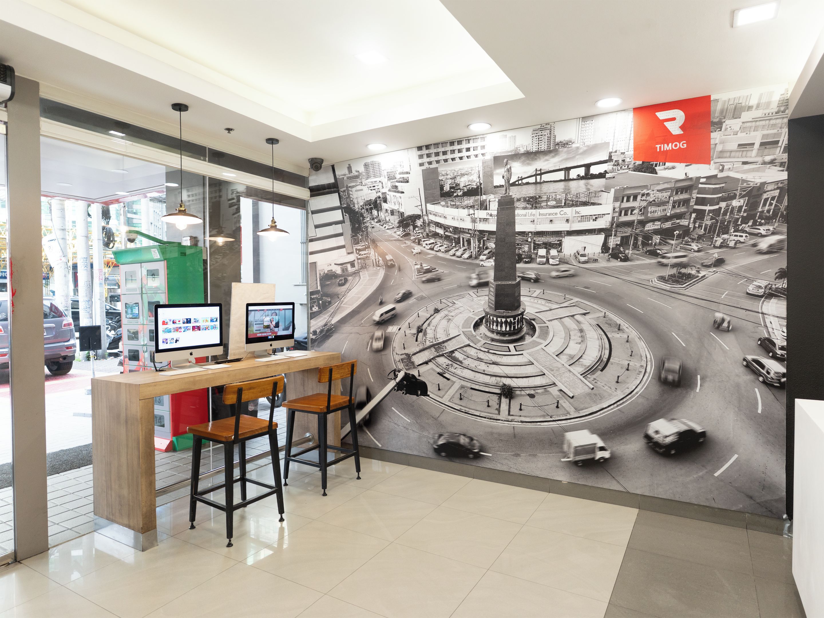 Lobby sitting area