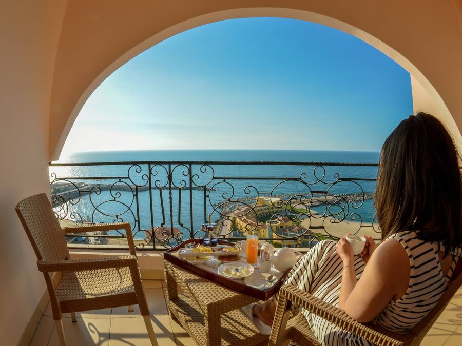 Vista a la playa o al mar