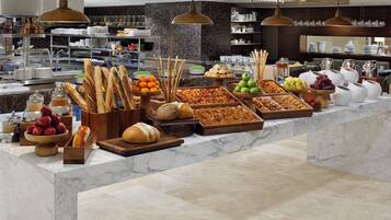 Daily buffet breakfast (EUR 22 per person)