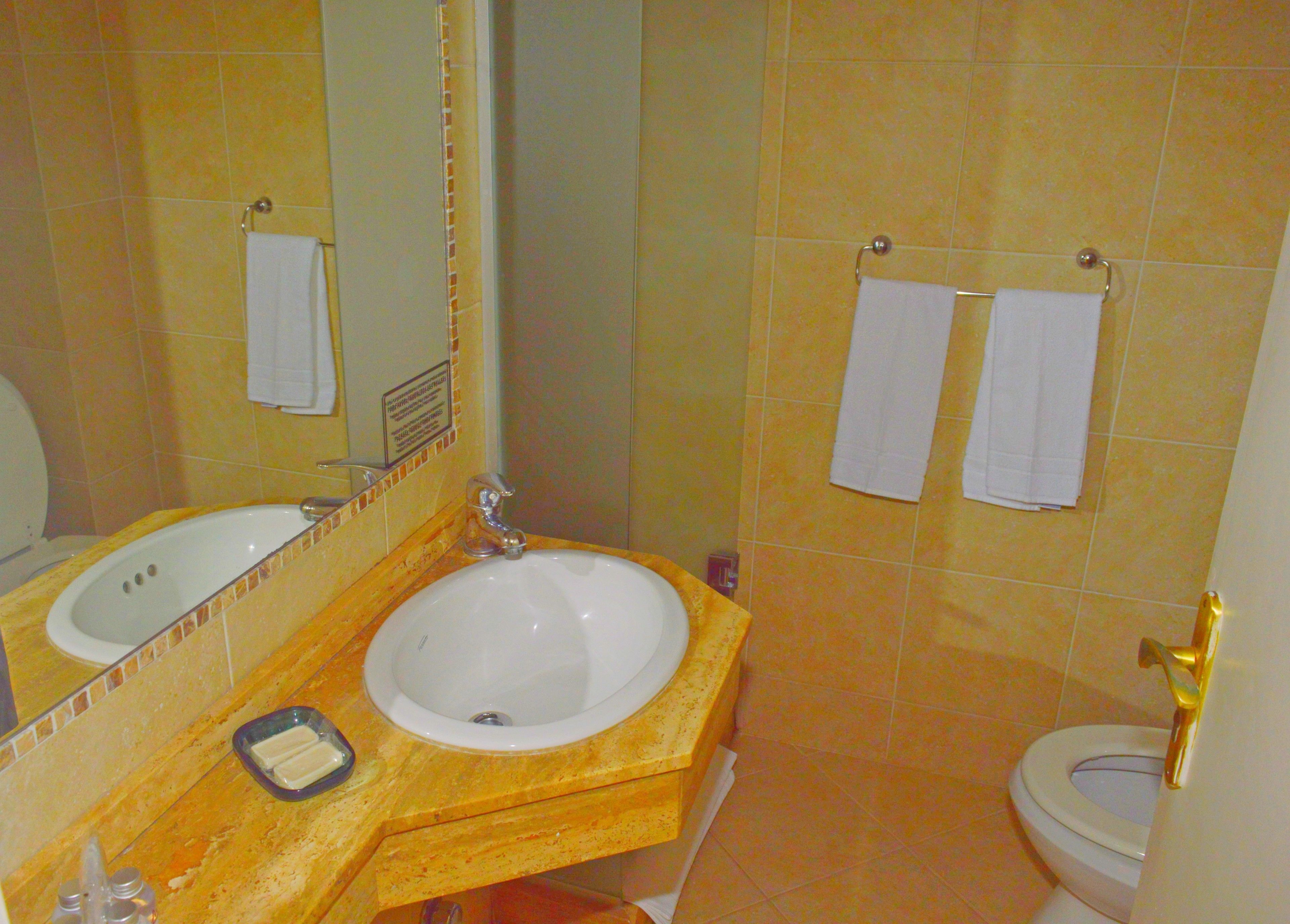 superior double or twin room | bathroom | free toiletries, hair dryer, towels, soap