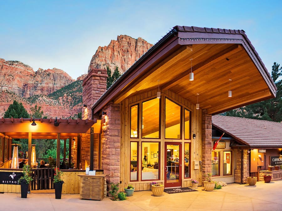 Voorkant van accommodatie